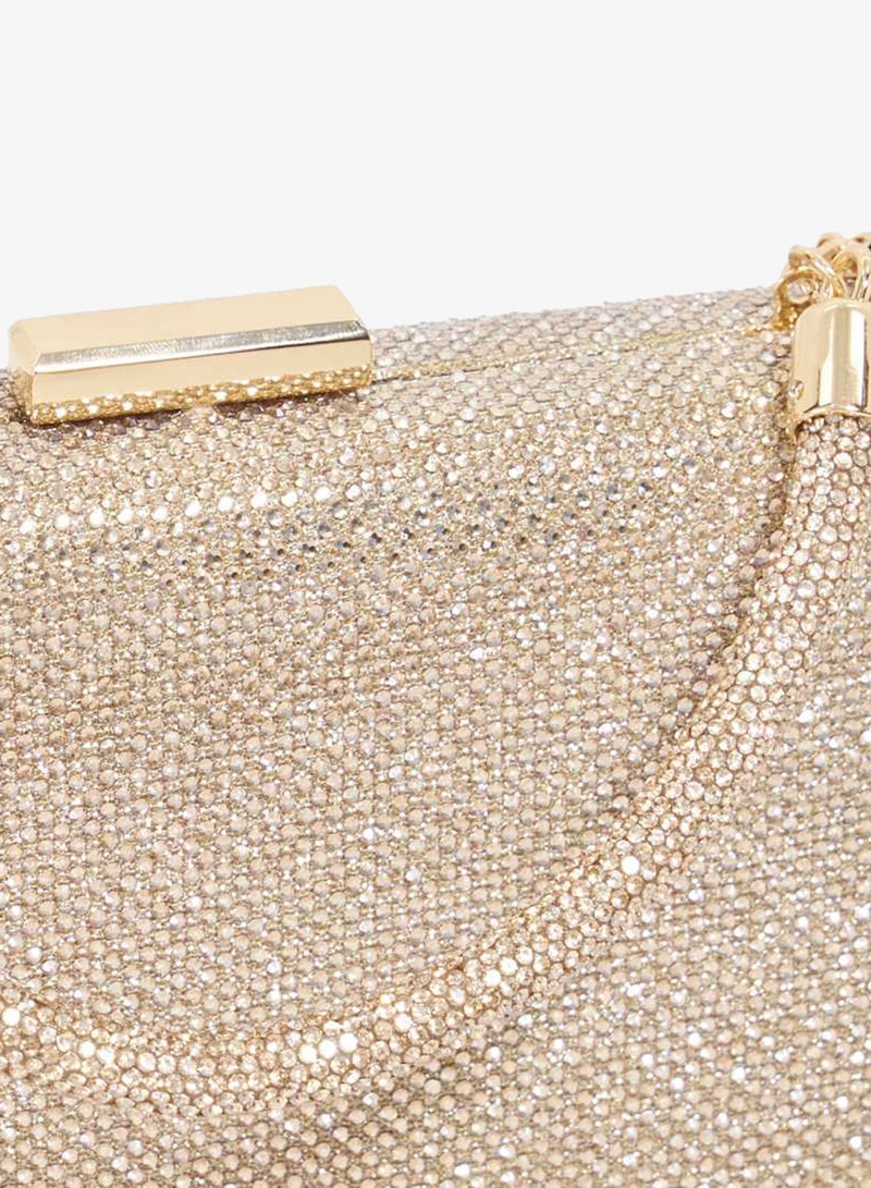 Dune London Top Handle Chain Detail Clutch - Image 3